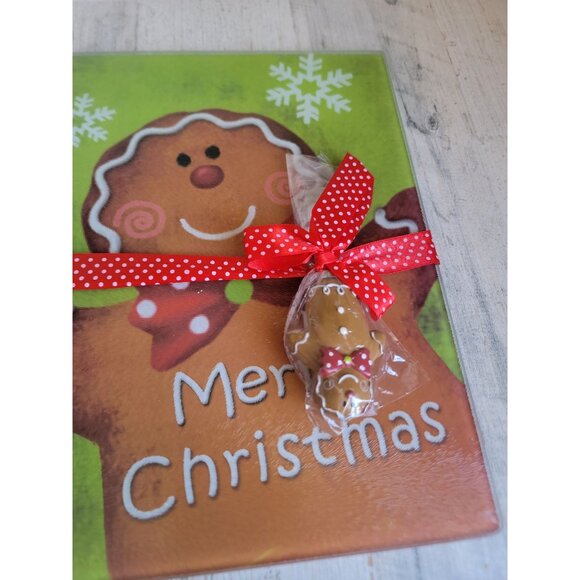 Charcuterie board Gingerbread Merry Christmas kitchen accessories - Picture 3 of 6